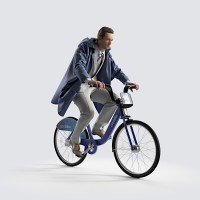 Ben riding bicycle Cape