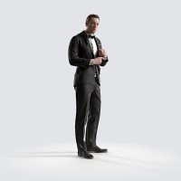 Ben standing Elegant Bow Tie