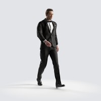 Ben walking standard Elegant Bow Tie